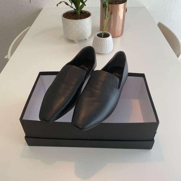 J. Crew Black Soft Leather Loafer - Picture 1 of 4